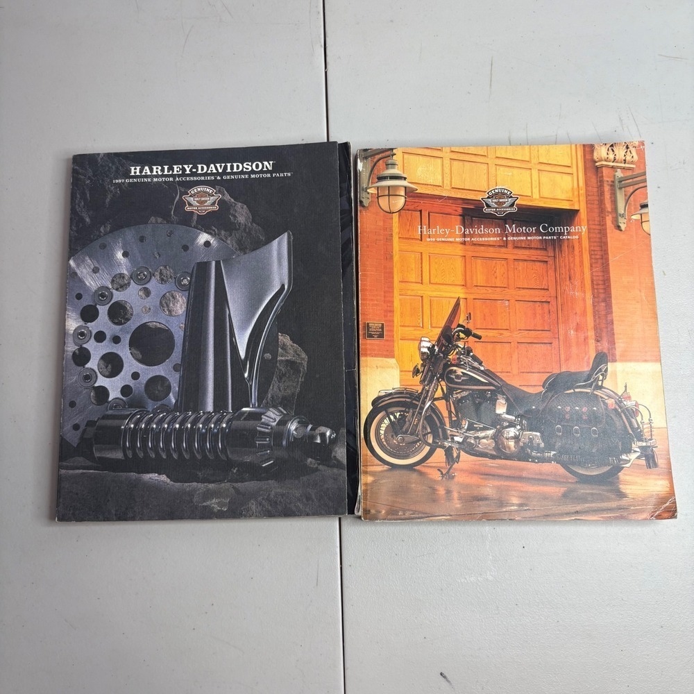 Harley Davidson 1997 Genuine Motor Accessories Genuine Motor Parts Catalog Lot